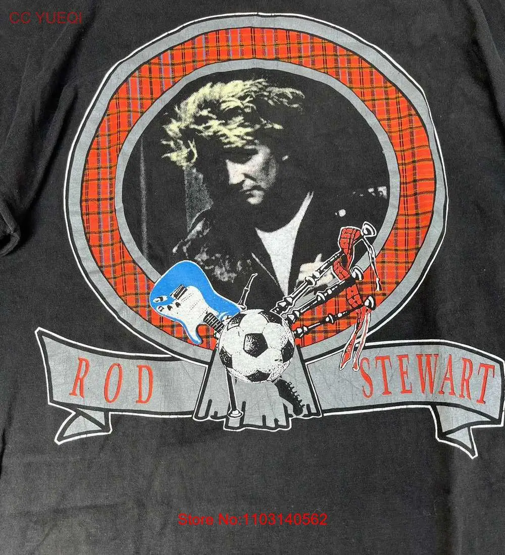 Rod Stewart Vintage Album Tour Shirt Cotton Unisex Tee