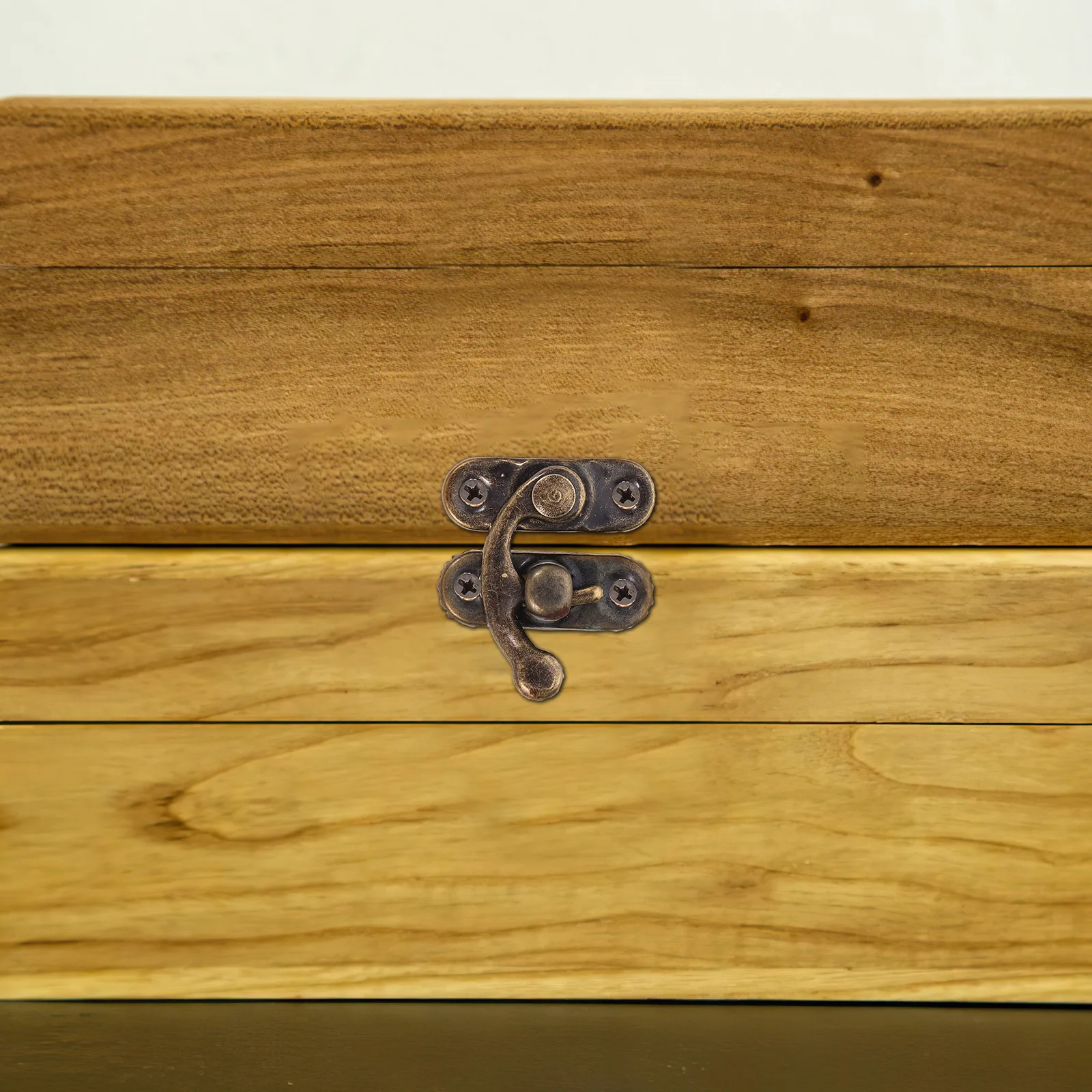 

20pcs Wooden Box Lock Accessories Vintage Cabinet Latch Clasp Hinges Hook Brass for Boxes Two Cabinets Drawer Durable Metal