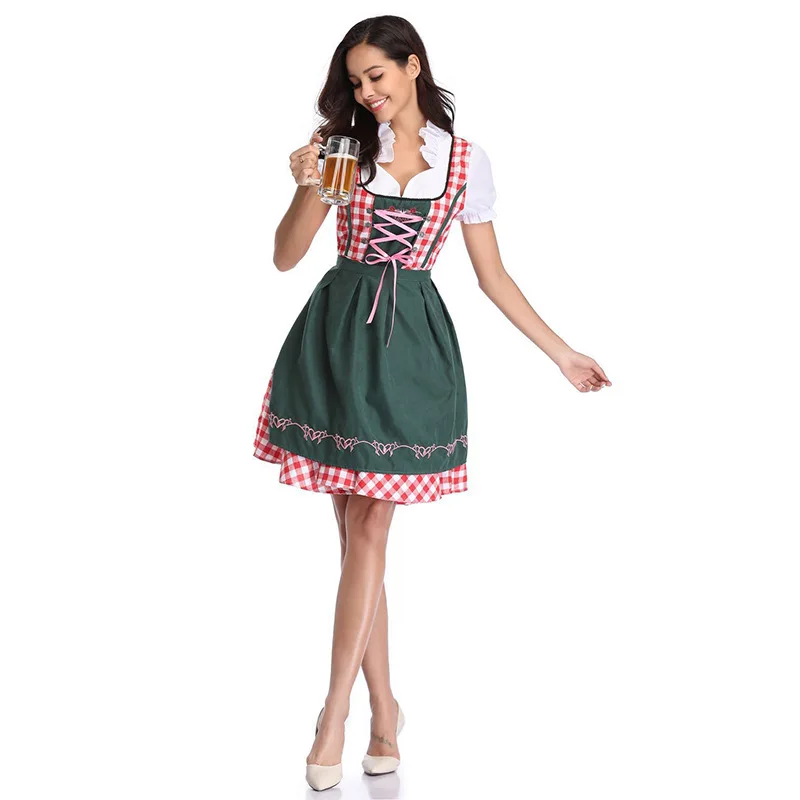 Disfraz de Camarera de Cerveza 2023, orme de Camarera para Juego de Roles, Atuendo de Camarera para loween, Disfraz de...