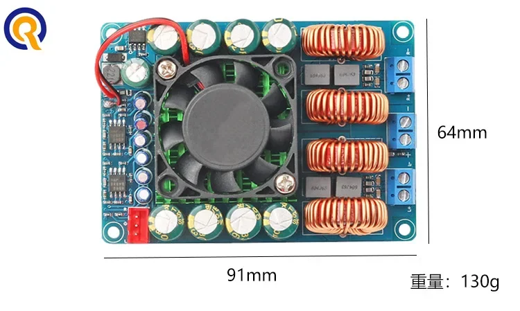 SmCpTAS5630 Digital Power Amplifier Board High Power 300W * 2 Stereo Binaural Class D HIFI Audio Amplifier Module