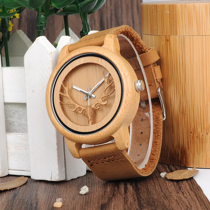 BOBOBIRDWooden Watch Couple Watch-Border Hot Selling Dropshipping in StockWood Watch