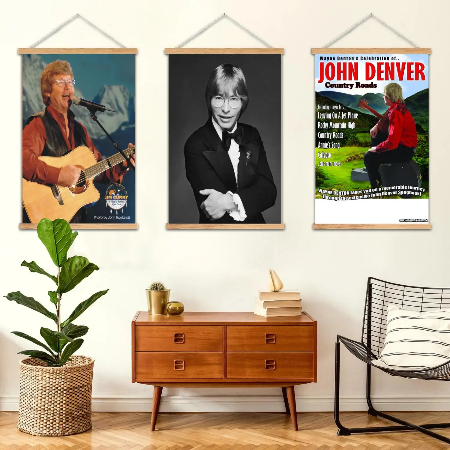 john denver Framed Wall Painting Canvas Art Poster and Wall Art,  Modern Family, Bedroom Decor, Posters,Decorative painting
