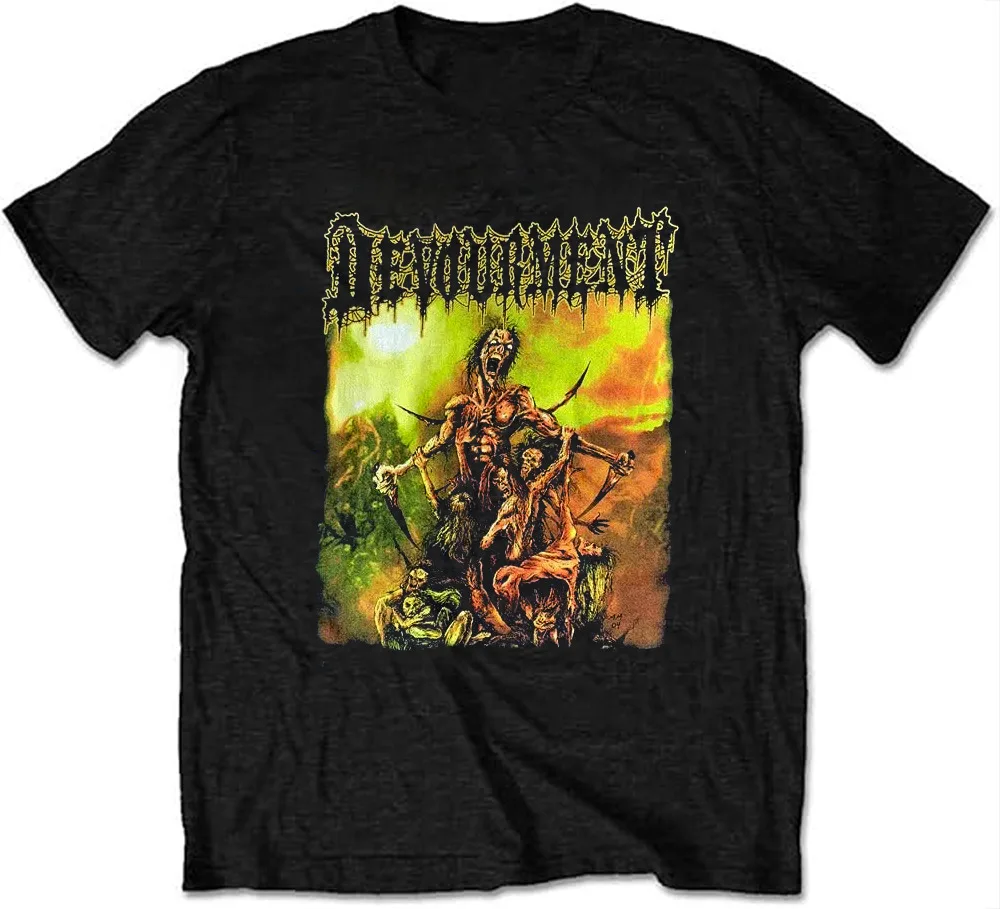 Devourment Band Short Sleeve T Shirt Black Size S-5XL EE1365