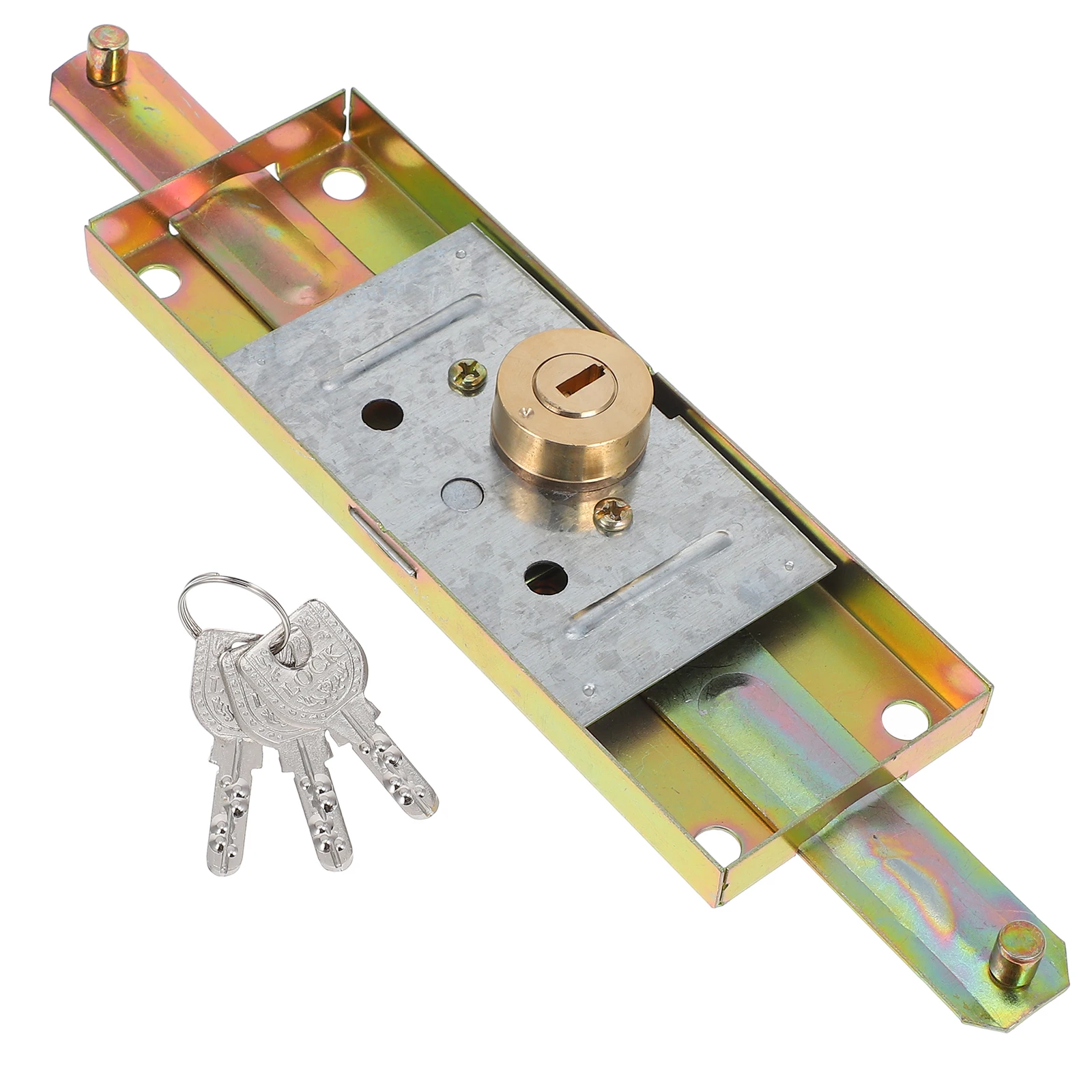 

Roll Up Door Lock Heavy Duty Anti Theft Security Smooth Slide Operation Commercial Door Lock for Shop Use Locks for Garage Doors