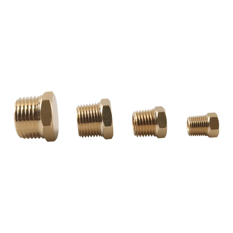 

Hexagonal Tube Plug Internal Thread Brass Plug Hexagonal Pipe Plug Oil Plug Accessories Car Oil Pipe Plugs