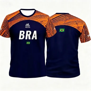 Brazil National Volleyball Team 2026 VNL Memorial T-Shirt