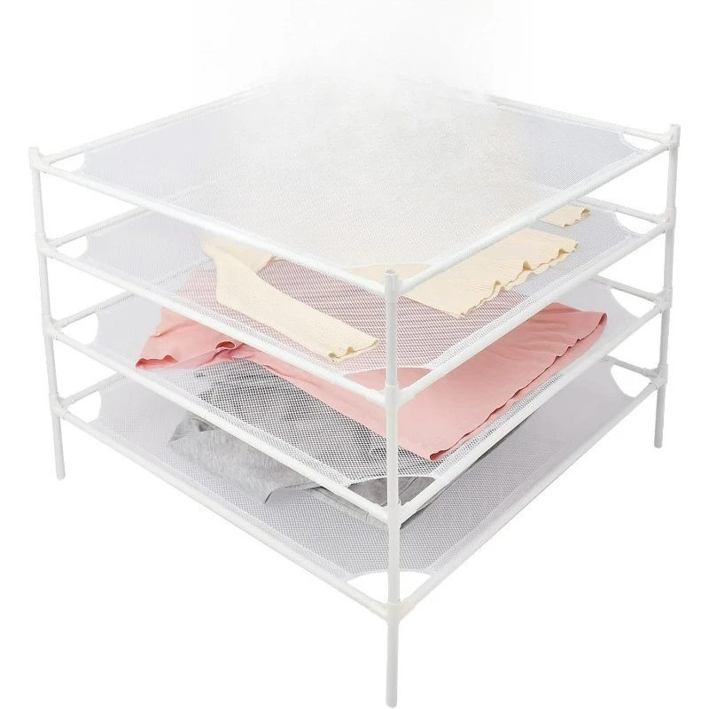 

Grains dry goods floor-to-ceiling square drying net outdoor balcony household large single-layer tiled drying basket