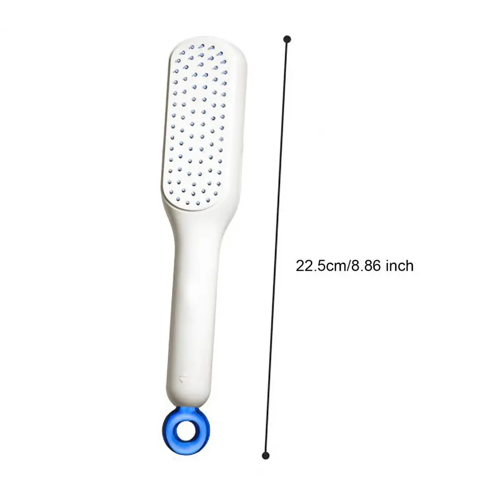 22.5cm Retractable Hair Brush Self-Cleaning Bristles Scalp Massage Hair Detangling Styling Comb Portable Women Hairdressing Tool