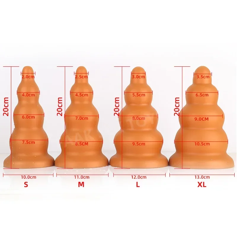 Großer weicher Silikon-Buttplug-Dilatator, Prostata-Massagegerät, riesiges Analsex-Spielzeug für Männer und Frauen, schwuler Expansionsstimulator, große Spielzeuge