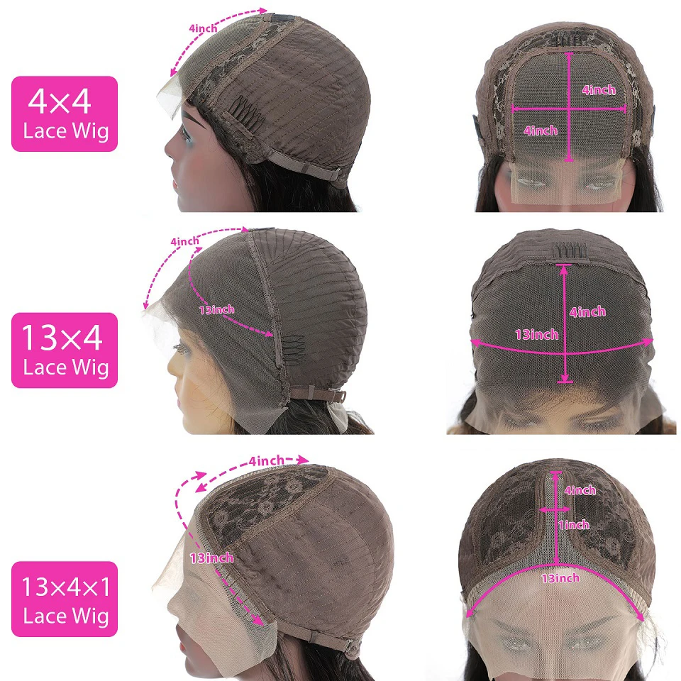 스트레이트 레이스 프론트 인모 가발, 13x4 Hd 레이스 프론트 가발, 흑인 여성용 브라질 30 인치 4x4 레이스 클로저 무접착제 가발