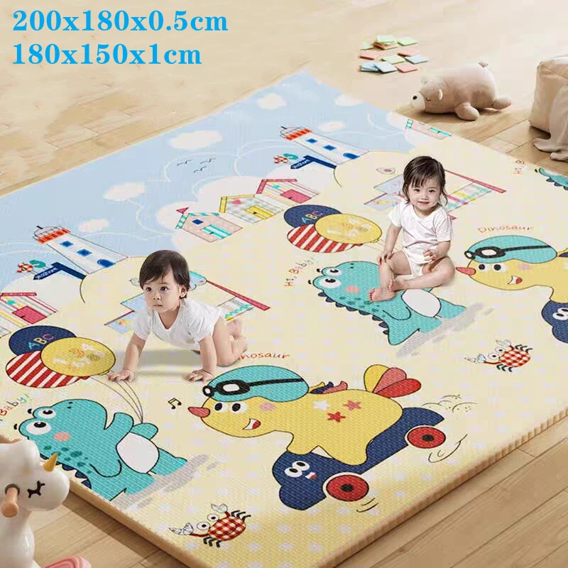 

2025 NEW Thicken 1cm Baby Foam Crawling Mat Children EVA Educational Toys Kids Soft Floor Game Mat Chain Fitness Gym Game Carpet