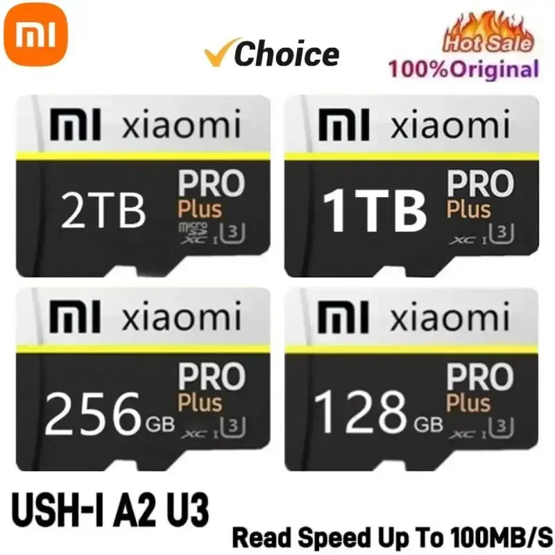 Xiaomi 2TB 1TB SD Memory Card 512GB 256GB High Speed Micro TF SD Card Class 10 TF Flash Card 128GB For Nintendo Ps5 Mobilephone