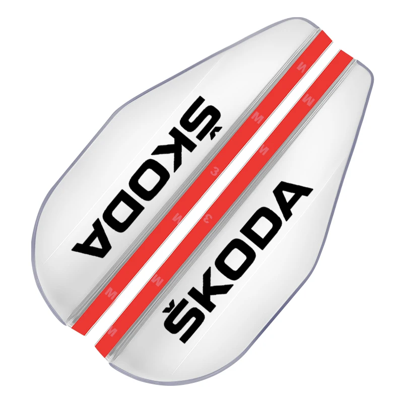 2 Stuks Auto Achteruitkijkspiegel Regen En Sneeuw Bescherming Cover Zonnescherm Voor Skoda Octavia Rapid Fabia 1 2 3 a4 A5 MK2 Kodiaq Superb 3