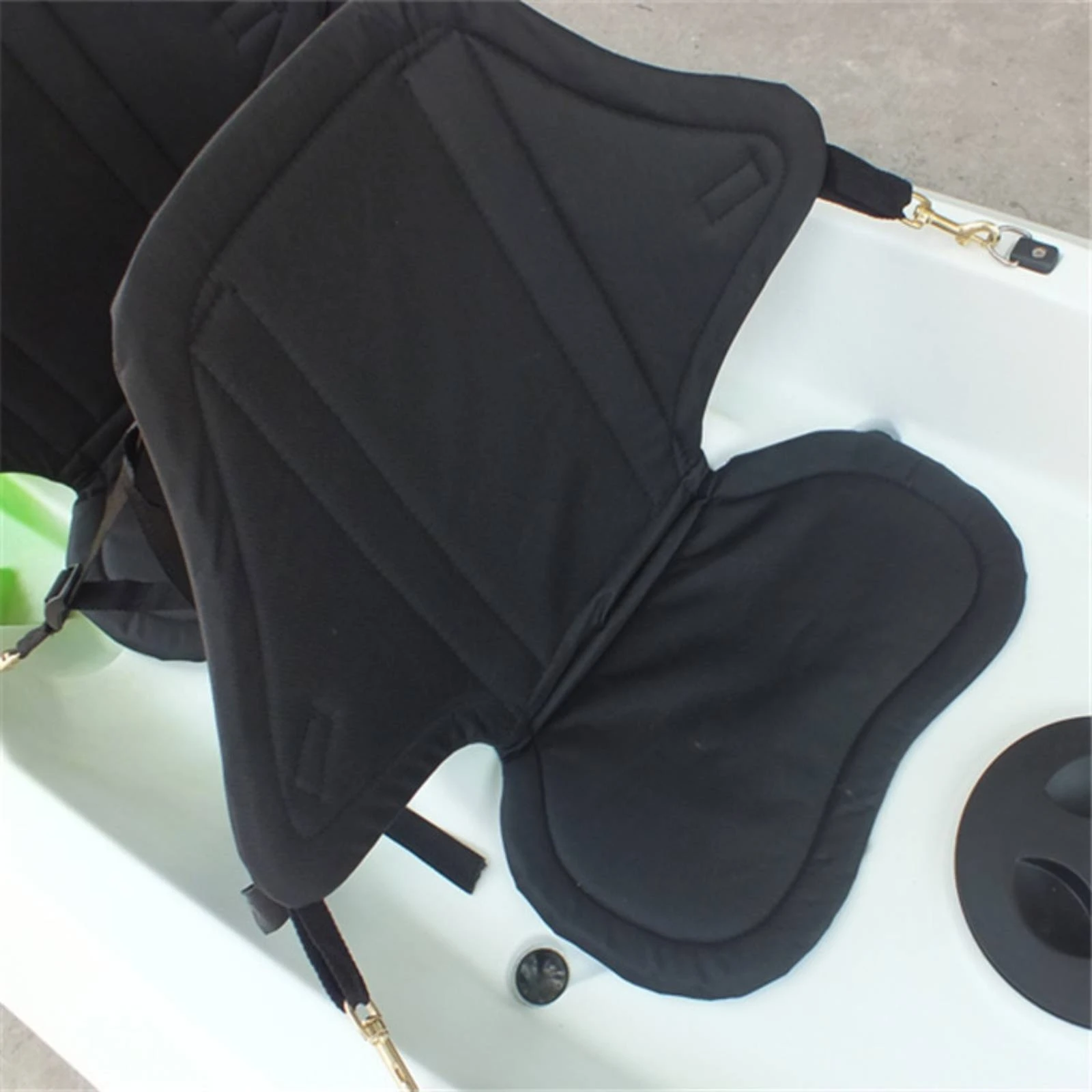 Kayak Backrest Pad Detachable Padded Kayak Seat Surfer Seat Backrest Adjustable Straps Watersports Gear Long-Lasting