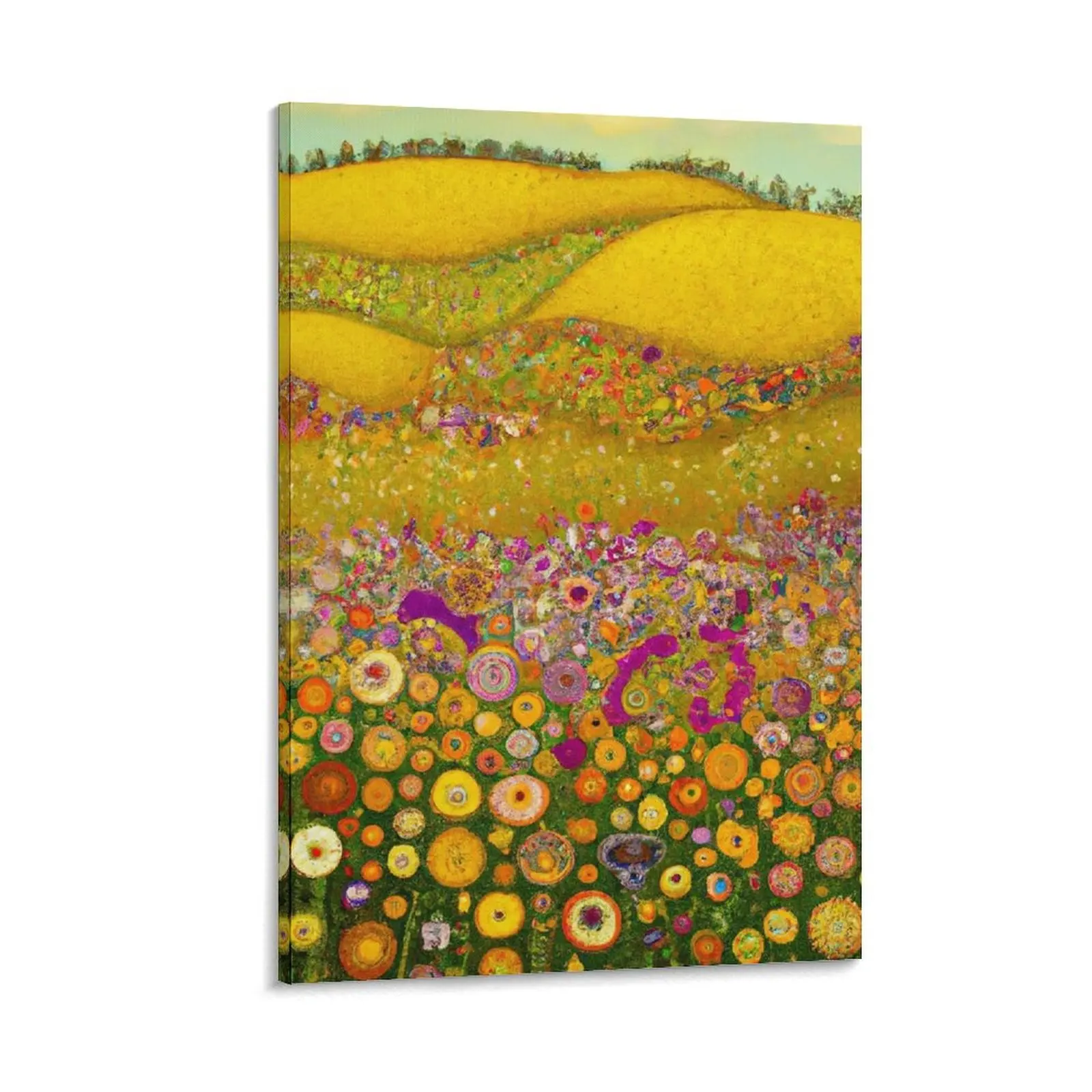 

Gustav Klimt Flowers Canvas Painting Paintings on canvas for living room bedroom decoration