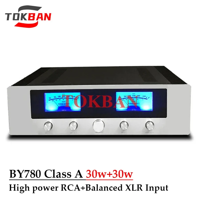 Tokban BY780 Reference Accuphase Class A Power Amplifier 30w*2 Integrated Amp High-power Balanced XLR HIFI Amplifier Audio