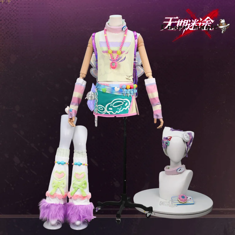 

Костюм для косплея «Путь в никуда», униформа, головной убор, рюкзак, шляпа, вечерние костюмы на Хэллоуин для женщин, реквизит для ролевых игр