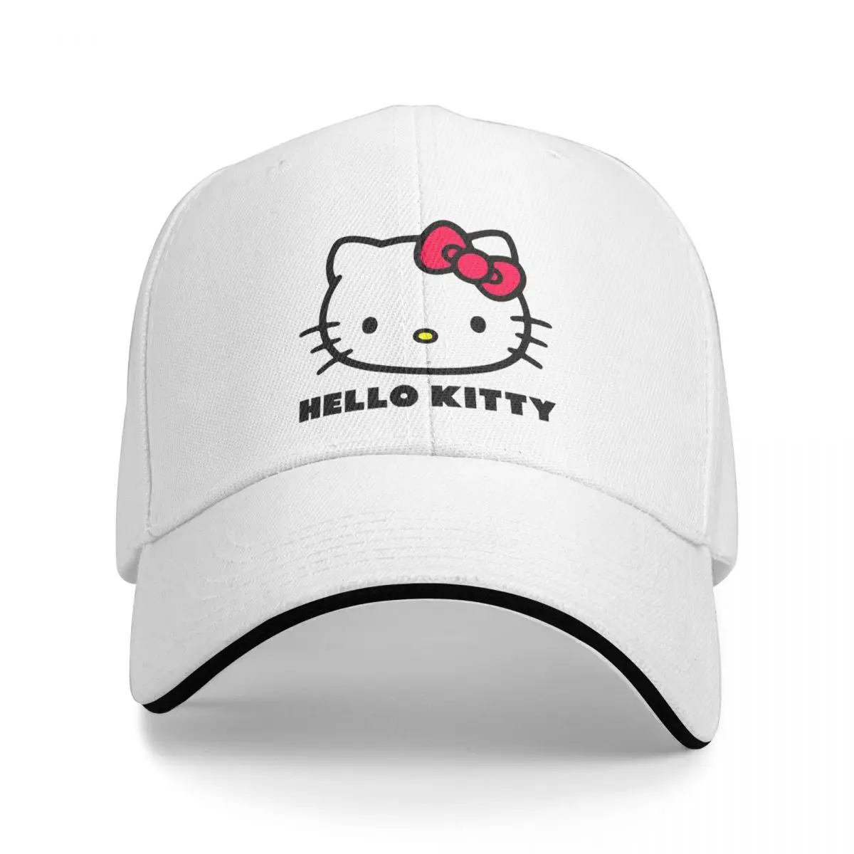 Sanrio Kawaii Hellokitty Cartoon Trucker Hats Merch Retro Baseball Cap For Unisex Casquette Suit for All Season