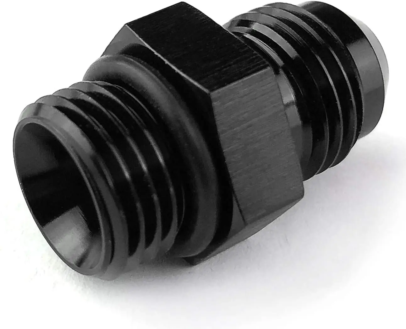 

Aluminum AN10 Male Flare to 3/8 NPT Male Fuel Hose Fitting Adapter Straight Black/blue Anodized Thread Pipe Connector