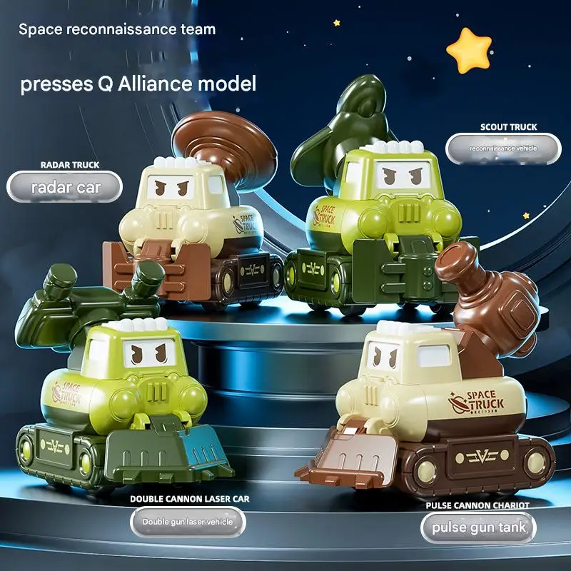 1pc Push-Taste Pullback Auto Langlebig Spielzeug Auto Für Kinder Baby Spielzeug Radar Lkw Scout Lkw kinder Geschenk pädagogisches Spielzeug