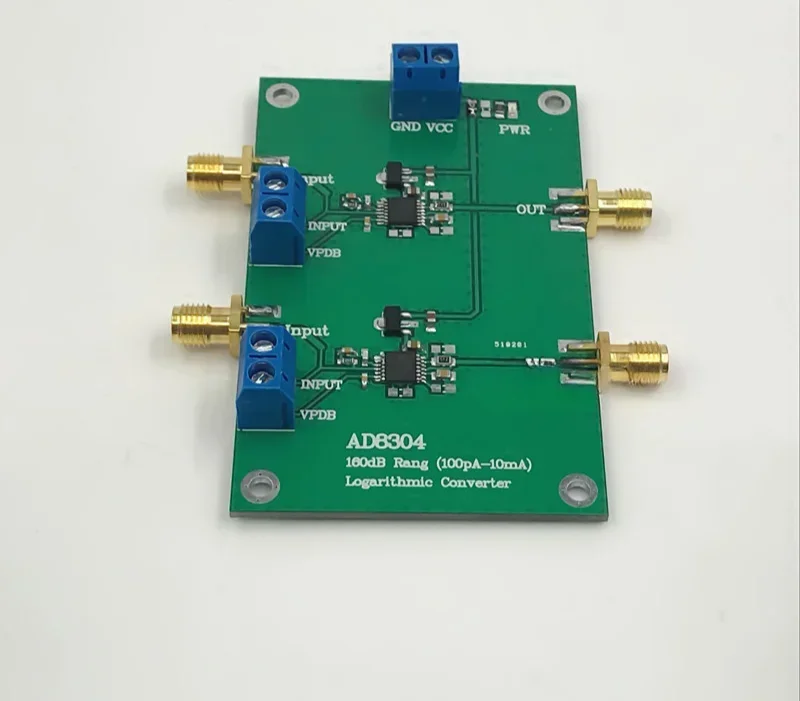 

Dual Channel AD8304 Logarithmic Current Detector Amplifier