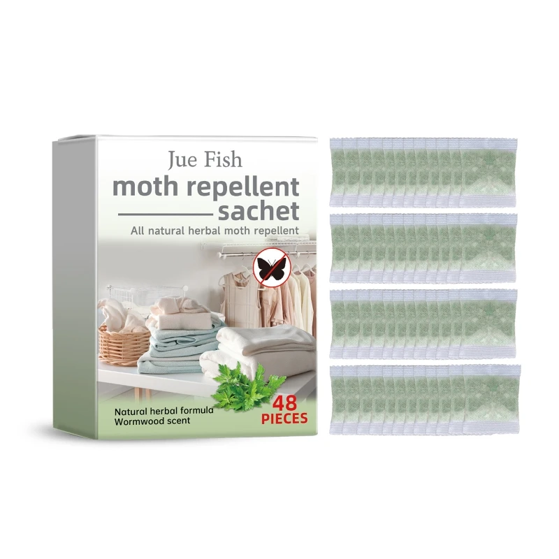 48Pieces Herbal Moth Repellents Sachets Keep Your Wardrobes Freshness