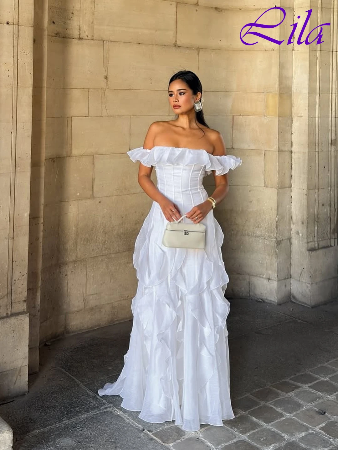 

Customized A-Line Boat Neck Cap Sleeve Formal Evening Dress Delicate Special Occasion Gowns Modern Fashion Celebrity Gowns