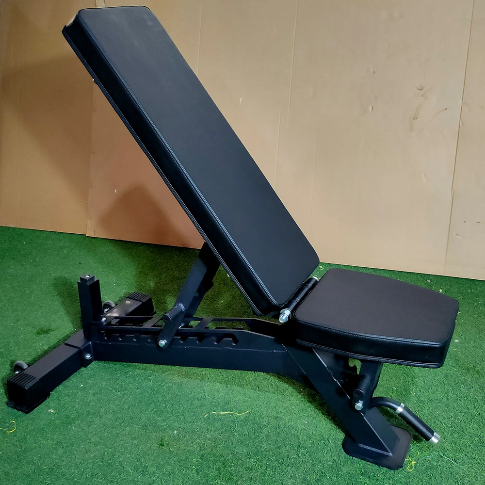 อุปกรณ์ฟิตเนสคุณภาพสูง ม้านั่งดัมเบลแบบปรับน้ำหนักได้สำหรับใช้ในเชิงพาณิชย์ ม้านั่งสำหรับทุกเพศสำหรับการฝึกยกน้ำหนัก