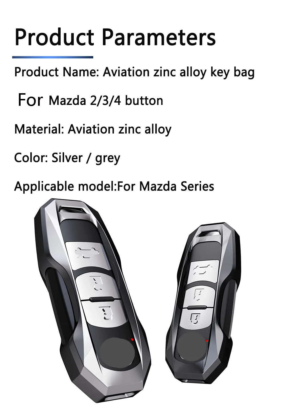 Car Protection Zinc Alloy Car Key Cover Case Fit for Mazda 2 3 5 6 2017 CX-4 CX-5 CX7 CX9 CX3 CX 5 Accessories oncella key chain