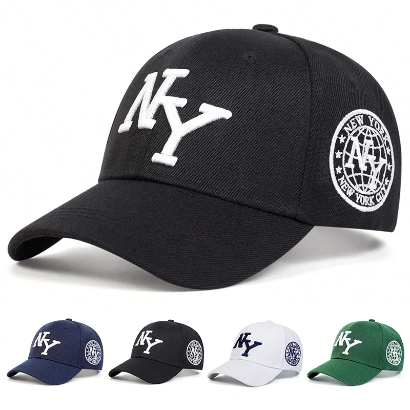 Gorras de béisbol unisex con bordado de letras, sombreros casuales ajustables, sombrero de protección solar para exteriores de primavera y otoño