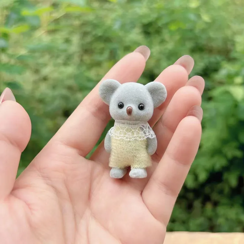 ชุดของเล่นเคลื่อนไหวได้ ซีรีส์ภาพครอบครัวเซนเบียร์ ตุ๊กตา ตุ๊กตาสัตว์ ของตกแต่งขนาดเล็ก ของเล่นบ้านจำลอง