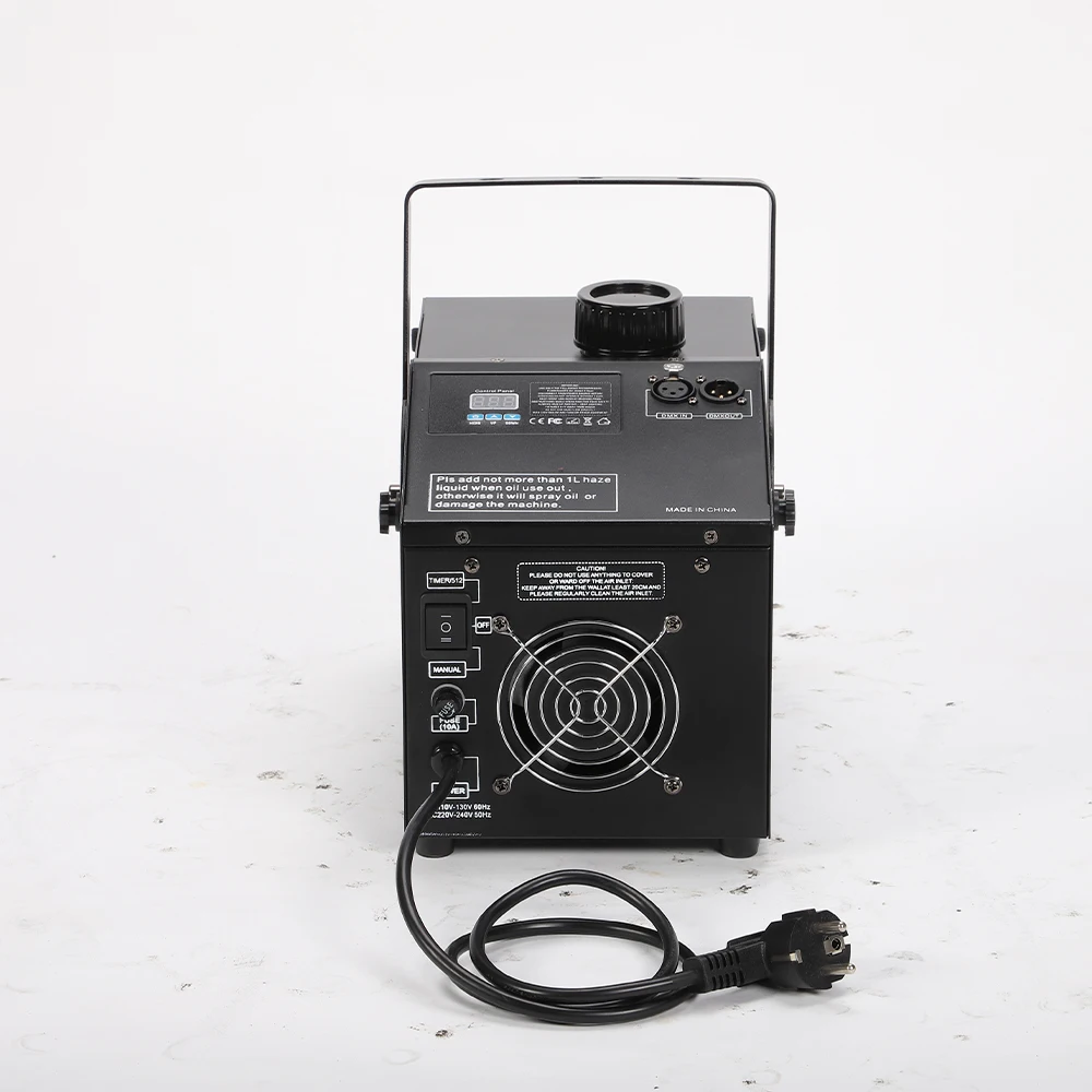 300 واط آلة الضباب منافذ الدخان المزدوجة DMX مرحلة صغيرة تأثير آلة لصنع الدخان مثالية لحفلات الزفاف DJ
