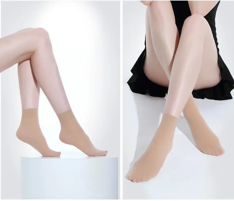 10/20 Paar solide, bequeme Damensocken mit Rundhalsausschnitt, atmungsaktiv, Mittelrohr, weich, Damenstrümpfe und Strumpfwaren für den Alltag – Detail 3