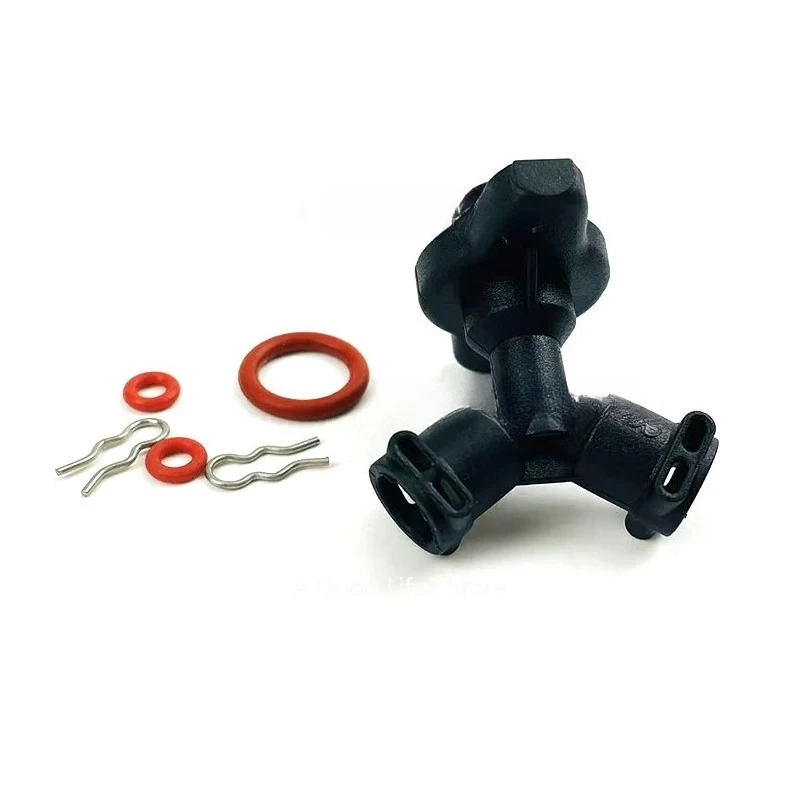 Plastic Three-way Connector for Coffee Machines, Replacement Parts for Espresso Coffee Machine Water Maintenance