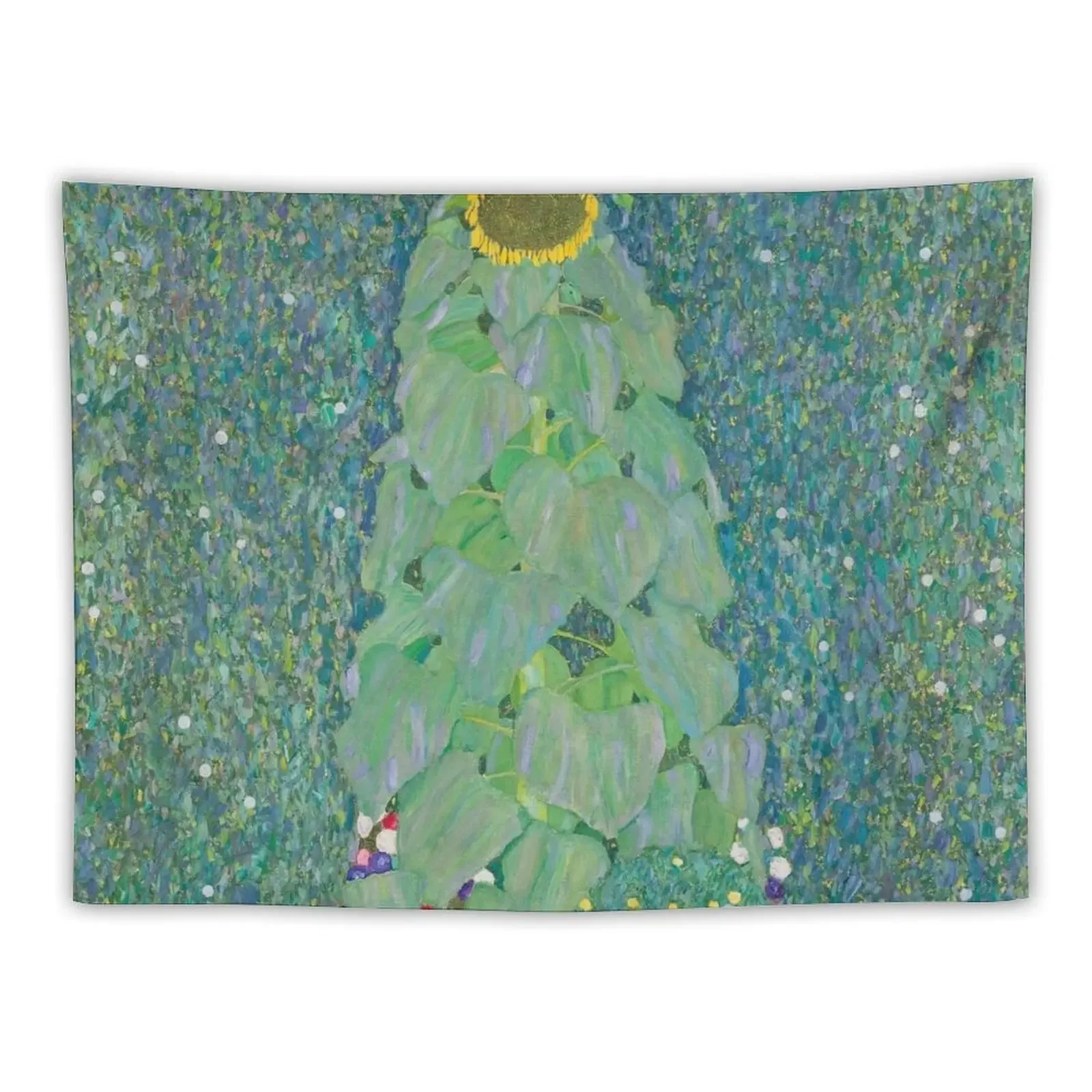 Gustav Klimt - Sunflower Tapestry Room Decor Aesthetic Wall Deco Decorative Wall Mural Decorative Wall Tapestry