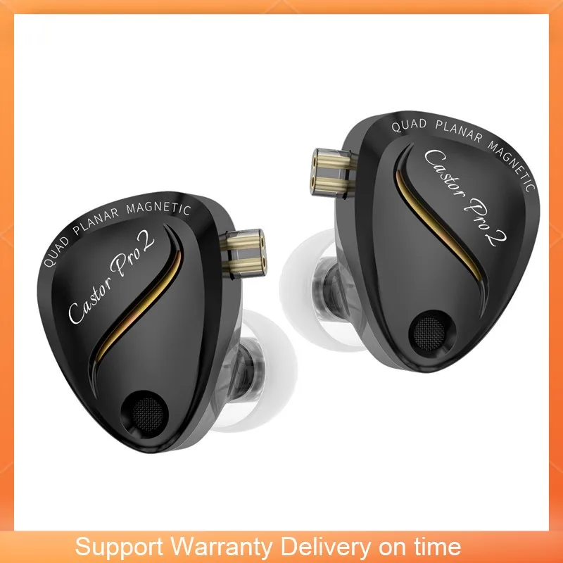 KZ Castor Pro 2 10mm Dynamic Drivers High-end Tunable Earphones Sound Quality Bass Headset Detachable Cable