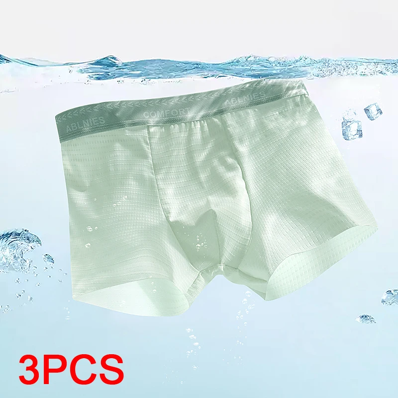 

Fashion Short Pants and Shorts Ice Silk Underpants Men Ultra Thin Man Boxer Gifts for Men Men's Boxer Briefs Men's Panties Set