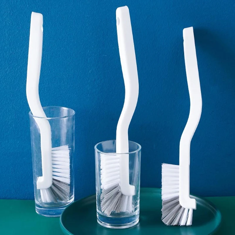 New-1/3pcs Long Handle Cleaning Brush Milk Bottle Glass Tube Cleaning Brush Plastic Cleaning Dish Brush Household Kitchen Tool
