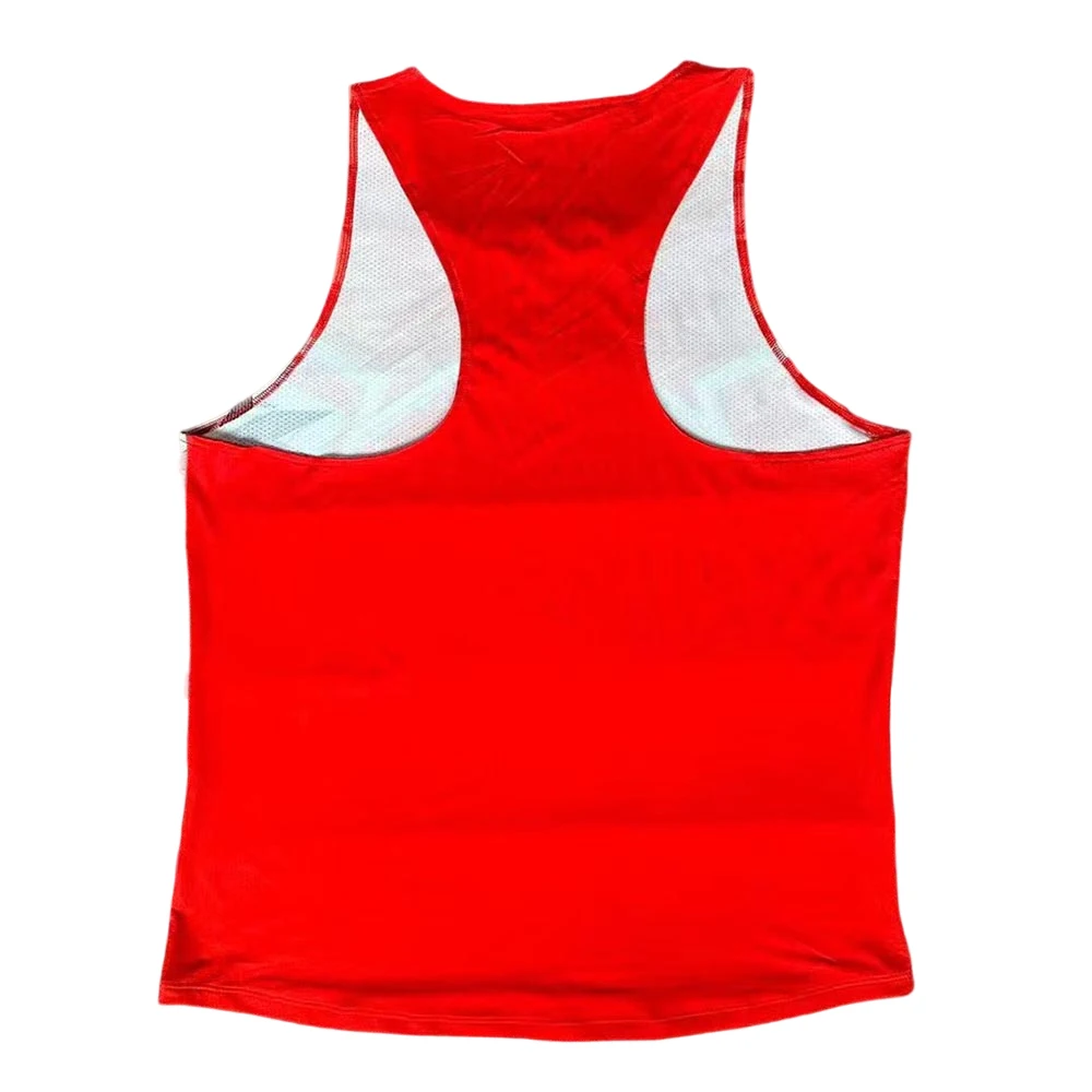 Running Vest Athletics Tank Top Speed Fitness Shirt Sleeveless Men Athlete Track Field Singlet