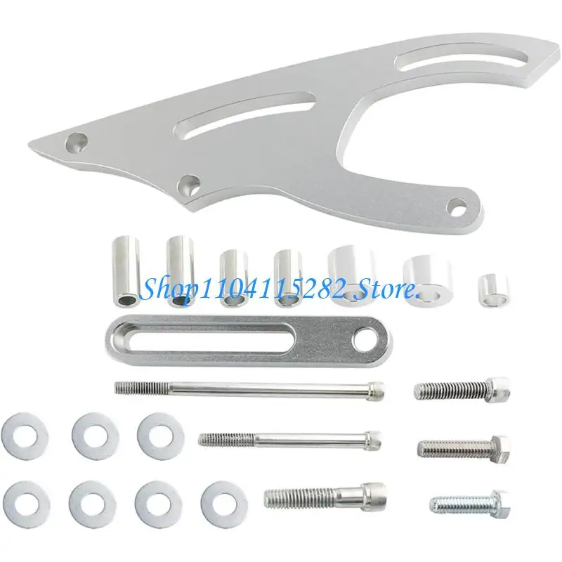  Lightweight Aluminum Steering Bracket Corrosion Resistant Device for Car 289 302 351W Saginaw P Series Pump with Hardware