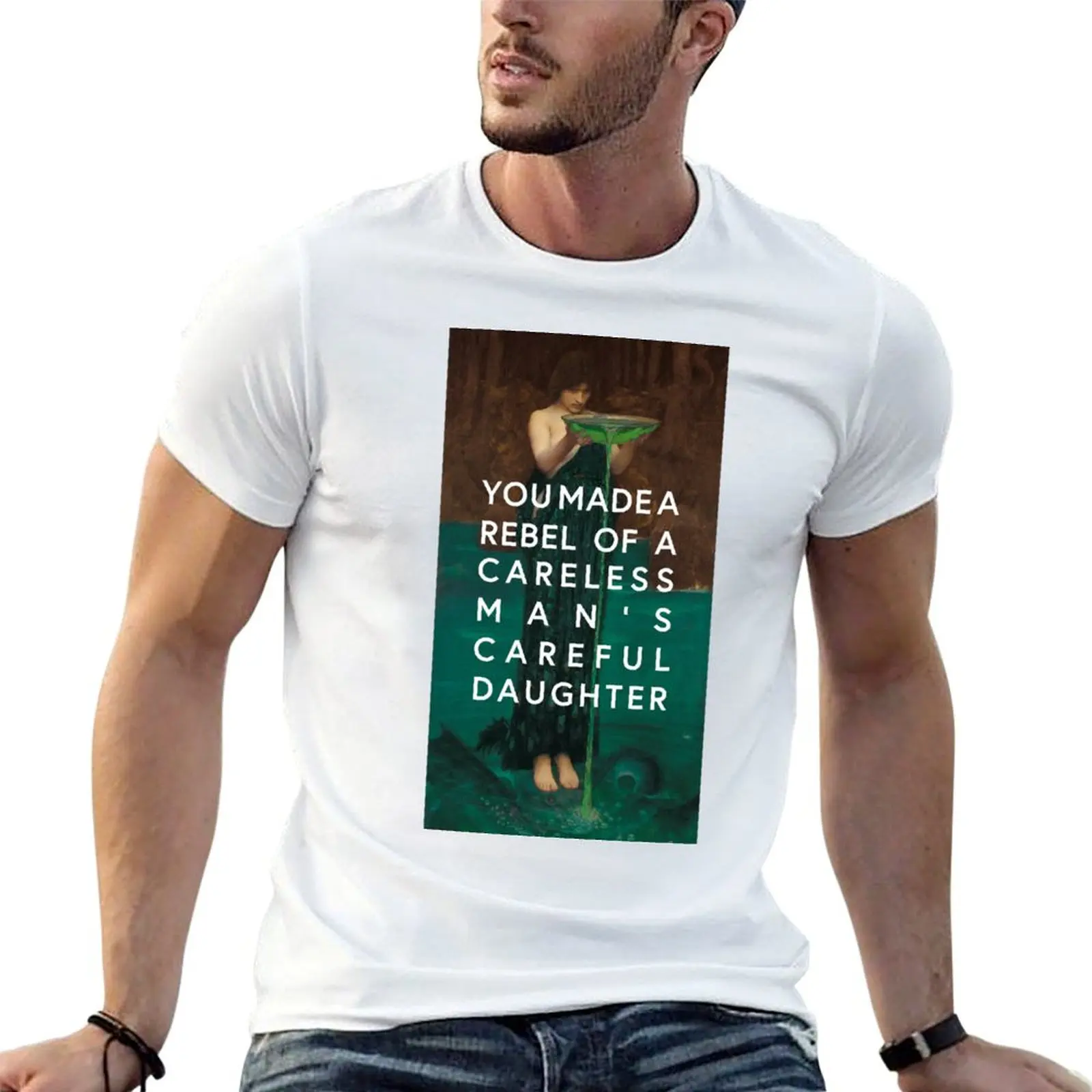 careless man's careful daughter T-Shirt Big and Tall Basic Tee Shirt