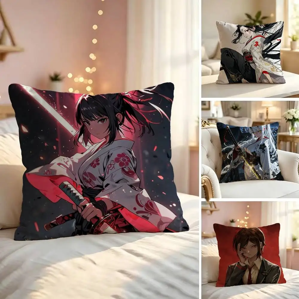 L-Limbus C-Company Square Double-Sided printed Pillow Case Bedroom Bedside Pillow Sofa Cushion Cover