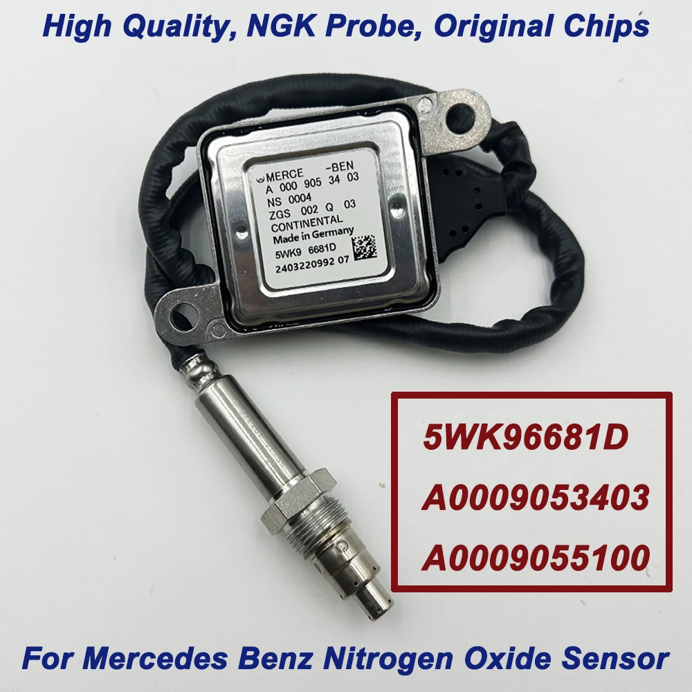 

High Quality Chips N-GK Probe A0009053403 5WK96681D NOx Sensor 5WK96681E 0009053403 A0009055100 For Mercedes Benz W166 W212 W222