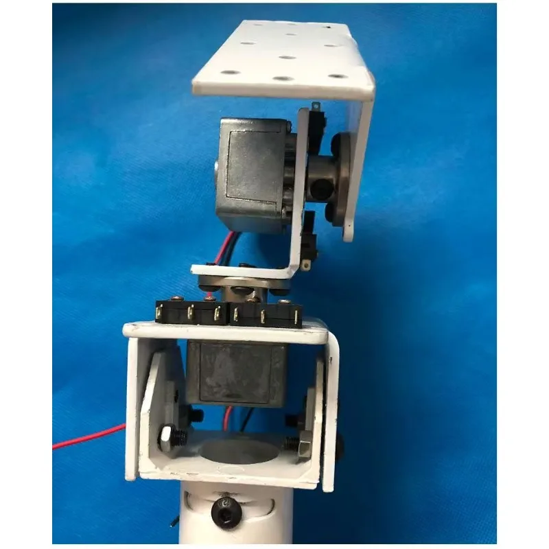 DC Dual Axis Pan Tilt Platform All Metal Worm Gear Motor Heavy Load XY Axis DIY Solar Tracking Camera Surveillance Bracket