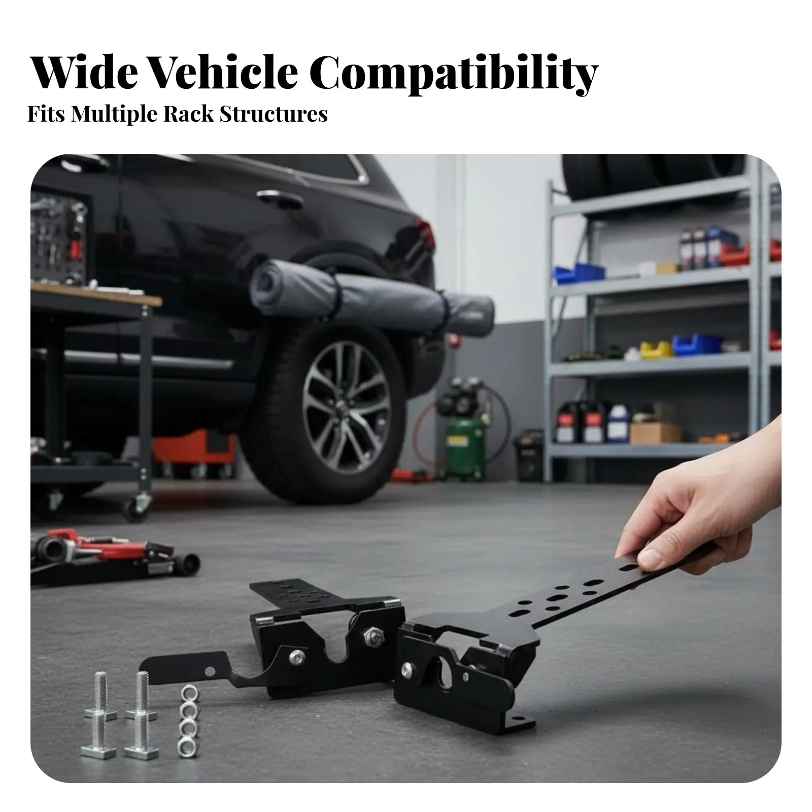 

Car Side Awning Mounting Kit Simple Installation Side Awning Mounting Kit Automotive Accessory Sturdy Duty Stable Frame
