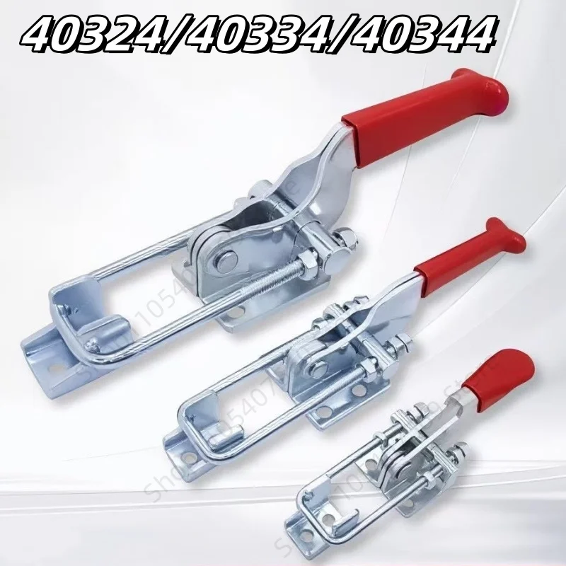 1Pcs 90 Degree Quick Release Clamp Adjustable Metal Anti-Slip Toggle Latch Catch GH-40324/40334/40344 Quick Release Clamps