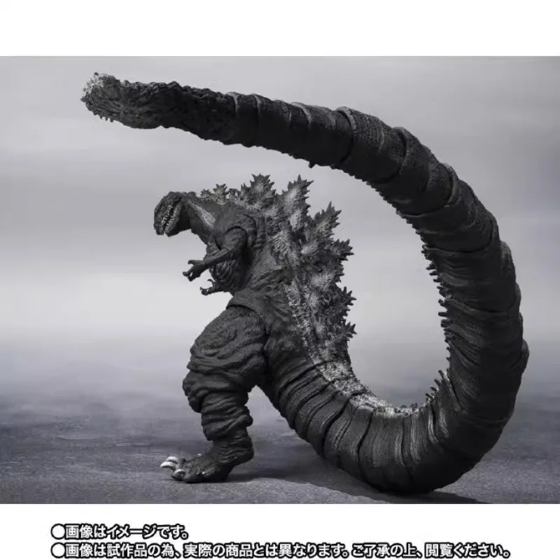 ในสต็อก Bandai S.H.Monsterarts SHM Godzilla 2016 The Fourth Orthochromatic Ver. อะนิเมะ Action Figure ของเล่นของขวัญคอลเลกชัน