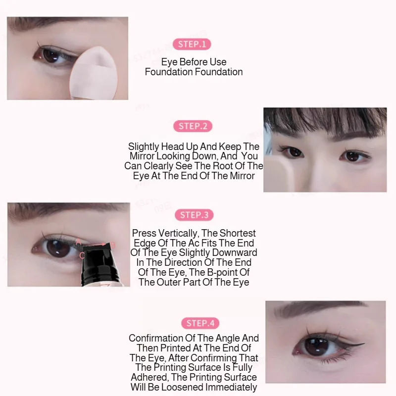 سريعة الجافة كحل السائل القلم ختم مقاوم للماء وغير ملطخ الثلاثي الجناح الذيل كحل طويلة الأمد العين اينر القلم #5