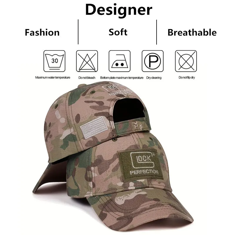 Unisex Letter Embroidery Pattern Printing Snapback Baseball Caps Spring and Autumn Outdoor Adjustable Casual Hats Sunscreen Hat