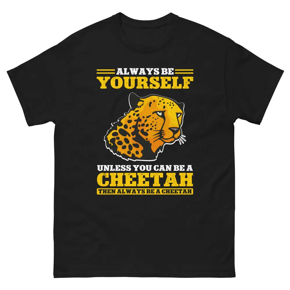 Funny Cheetah Safari Wildlife Leopard Tee Unisex T-shirts For Men Women Summer Tees Cotton Luxury Brand Oversized